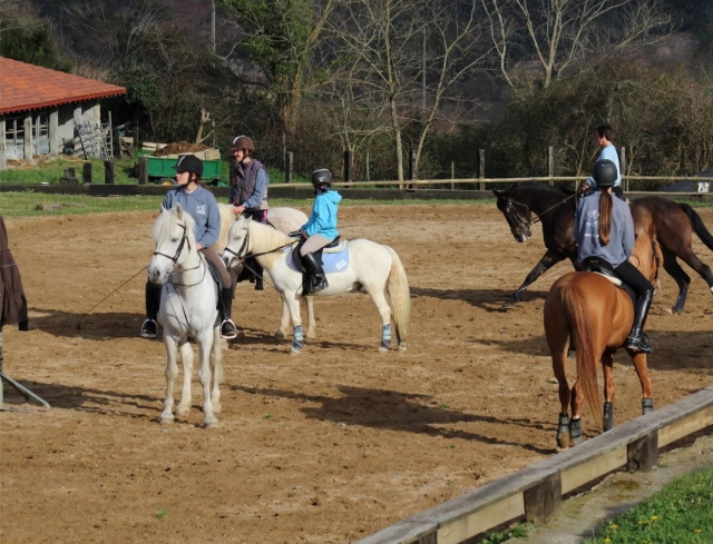  Exercitando-se com os cavalos 